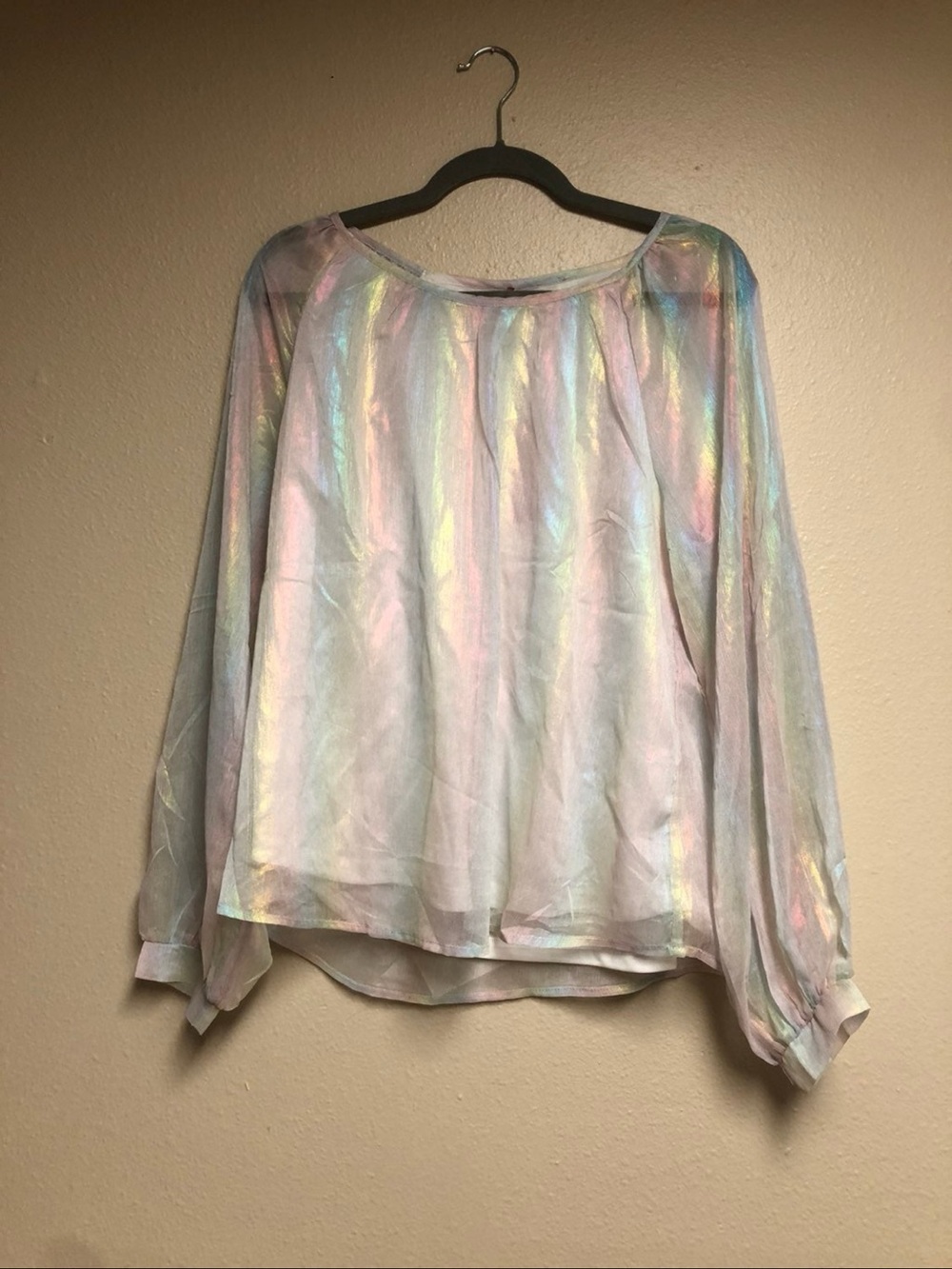 ANDREE BY UNIT Iridescent Pastel Blouse
